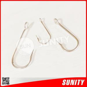TAIWAN SUNITY Haute Qualité # Hameçon de pêche en acier inoxydable à 5 courbes rondes pour la pêche au bar et aux poissons d'eau salée - Product Image 2