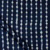 Nouvelle collection à la mode de tissus imprimés à pois en toile indigo en coton pour housse de canapé sac décor à la maison ensemble de literie