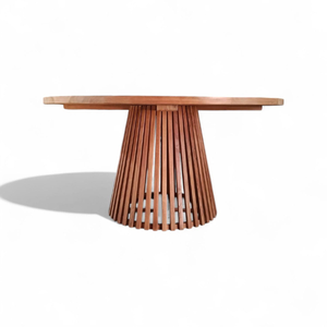Teak Wooden Frame Material Round <b>Table</b> with Modern Style and Minimalist Design For Home Furniture Decoration - Product Image 1