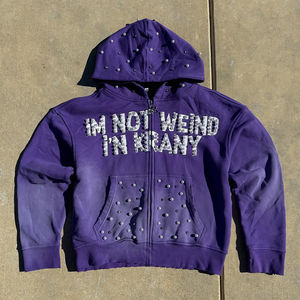 Ensemble de vêtements de sport d'hiver pour hommes, confortable, en coton doux, imprimé et brodé, tricoté, pour les professionnels - Product Image 2