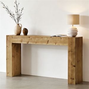 Consolle in Legno Massello per Divano, Ingresso o Sala Principale - Product Image 1
