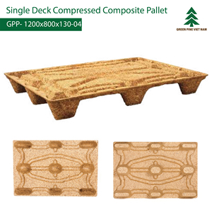 พาเลทยุโรปสำหรับเศษวัสดุทางการเกษตร แบบ 4 ทาง สำหรับอัดเศษไม้ แกลบ มะม่วงหิมพานต์ เปลือกถั่ว ใยมะพร้าว ขนาด 1200x800x130 มม. รับน้ำหนักได้ 3 ตัน แบบคงที่ - Product Image 4