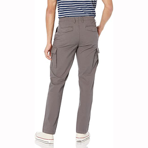 Pantalon cargo décontracté pour homme, pas cher, coupe droite, fabriqué en tissu 100% coton durable, respirant, design multi-poches, pour le travail et les voyages - Product Image 4