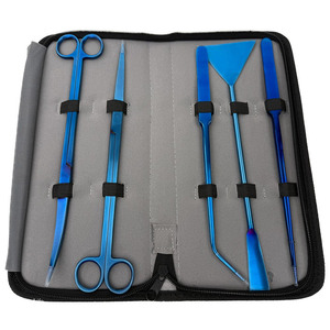 Juego de Herramientas de Acuicultura de Acero Inoxidable de Alta Precisión, Tijeras para el Cuidado de Plantas Acuáticas, Pinzas Rectas, Herramientas para Peceras - Product Image 1