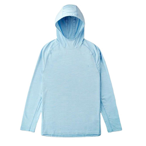 Sudadera con Capucha Azul Claro para Pesca al Aire Libre, Personalizada, con Tela de Poliéster 100% Resistente, Protección UPF 50, Secado Rápido, Impresión Digital - Product Image 1