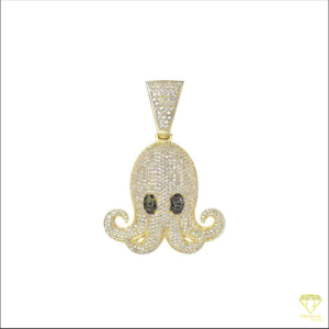 Joyería de Lujo con Animales como Motivos, Colgante Hecho a Mano con Diamantes Cultivados en Laboratorio, Joyería Personalizada Estilo Rapero - Product Image 4