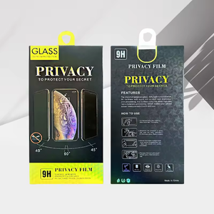 Protection d'écran en verre trempé universelle pour téléphone portable, personnalisée, écologique, portable, avec lamination mate et gaufrage, doublée d'éponge - Product Image 2