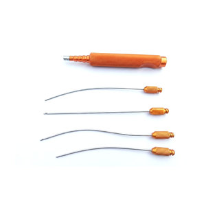 Juego de 5 cánulas de succión Luer Lock de plástico reutilizables de alta calidad para infiltración lipo, para cirugía estética - Product Image 1