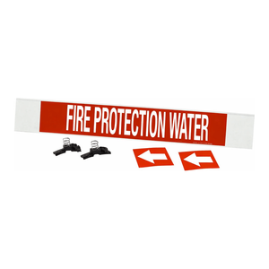 Marqueur de tuyau flexible haute performance pour la protection incendie par Brady - Product Image 2