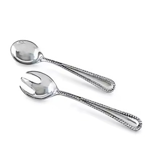 Restaurant Quality Metal Salad <b>Server</b> Set Premium Food Serving Accessories for <b>Buffet</b> Tables - Product Image 6