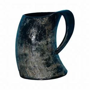 Jarras de Corno con Tapa e Interior Liso, Ecológicas, que Garantizan una Experiencia de Bebida Confortable para los Amantes de la Cerveza, la Ale, la Sidra y la Miel - Product Image 1