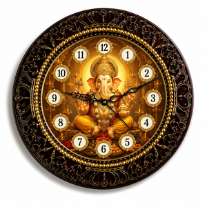 Decorative <b>Wall</b> <b>Clock</b> Round Plastic Printed Timepiece Custom Logo Gift for Home Office Holiday Promotion - Product Image 6