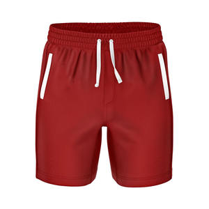 Summer Plus Size <b>Men's</b> Solid Oxford Fabric Gym <b>Shorts</b> 100% Cotton Breathable Mid Elastic Waist <b>Smart</b> Casual Pockets Front 220g - Product Image 2