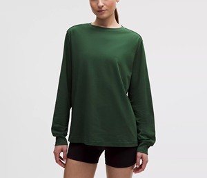 Wholesale Women Cropped Long Sleeve Tees Athleisure Fashion <b>Tops</b> Fast Delivery Factory Price USA - Product Image 5