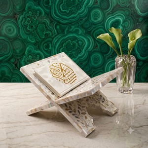 Porte-livres en bois réglables style Art Déco pour la décoration intérieure Ramadan - Product Image 6