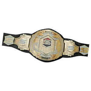 Ceinture de champion de lutte personnalisée, design sur mesure avec forme hexagonale en S, ceinture de champion plaquée or, qualité supérieure - Product Image 6
