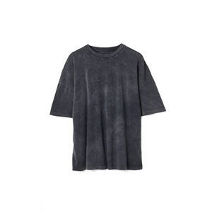 Camiseta Oversize de Algodón Transpirable Ecológica Ligera con Lavado Ácido para Verano, Estilo Casual Urbano para Mujer, OEM Marca Privada - Product Image 6