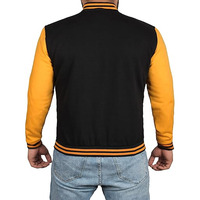 Veste bomber d'hiver pour homme de haute qualité, style universitaire, Raider Custom Team Letterman, 100% satin