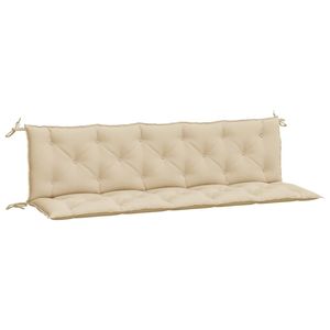 Juego de 2 Cojines Beige para Banco de Jardín, 100% Poliéster (Tela Oxford) - Product Image 5