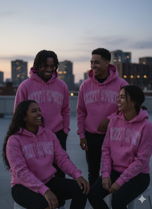 Sudadera con capucha y cremallera personalizada con serigrafía y pedrería, 100% algodón polar de alto gramaje, estilo urbano, la más vendida, con MOQ bajo - Product Image 3