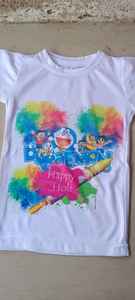 T-shirt décontracté pour homme Happy Holi, 100% polyester, col rond et manches régulières, écologique, séchage rapide, 160 g/m², coupe régulière - Product Image 5