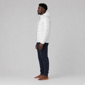 Designer Oversized <b>Men</b> <b>Puffer</b> <b>Jacket</b> Quilted Bubble Winter Warm Fashion Casual Outdoor Heavy Waterproof Thermal <b>Hooded</b> Silk - Product Image 4