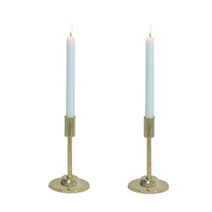 Luxury Gold Metal Taper Candle Holders Set Minimalist Brass <b>Candlestick</b> for Wedding Centerpieces Modern Home Dining Table Decor - Product Image 1