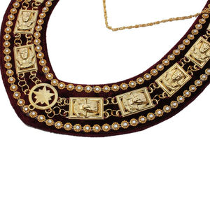 Collares Masónicos de Primera Calidad, Más Vendidos, a Precio Económico, en Oferta, para el Rito Escocés, Collares Masónicos con Cadena para la Venta - Product Image 5