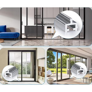 Perfiles de aluminio para rieles de puertas correderas para las series OEM 55 y 70 con alta durabilidad y larga vida útil - Product Image 3