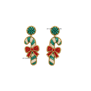 Pendientes de Caramelo con Pedrería Personalizados y a la Moda, Joyería Navideña, Regalos Hechos a Mano, Suministros para Manualidades DIY - Product Image 3