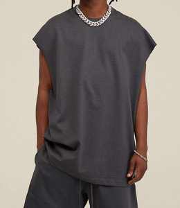 เสื้อกล้ามออกกำลังกายผู้ชายทรงโอเวอร์ไซส์สไตล์วินเทจผ้าฝ้ายยี่ห้อ NESTA SPORTS แขนเสื้อแบบดรอปอาร์ม เหมาะสำหรับใส่ลำลอง เล่นกีฬา ฟิตเนส วิ่ง และเข้ายิม - Product Image 4