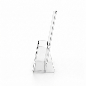 Exhibidor de Folletos Acrílico Transparente, Soporte de Sobremesa para Folletos, Revistas y Panfletos para Oficina y Comercio - Product Image 3