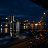 Radio PTT Global dengan Dual SIM dan Pengisian Cepat Tipe-C, Walkie Talkie Genggam Tangguh untuk Pekerjaan Lapangan VILSFUL VF450