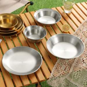 Lot de 4 petites coupelles à sauce soja japonaises en acier inoxydable, très populaires, pour condiments et assaisonnements - Product Image 4