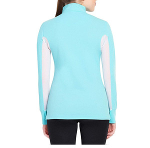 Camisa de Equitación Personalizada Premium Casual Sólida con Bordado Frontal Transpirable Resistente al Agua Antiarrugas para Mujer, Top de Competición - Product Image 3