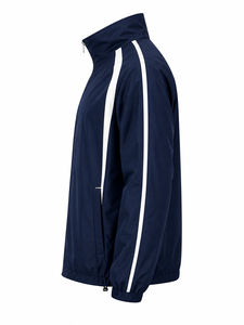 SALSTAR SPORTS Men Hip Hop Streetwear Windbreaker <b>Jacket</b> Double Zipper Oversized <b>Track</b> <b>Jacket</b> Hooded Eco-Friendly Breathable - Product Image 3