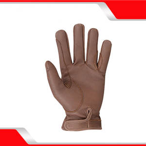 Gants d'entraînement équestre en cuir pour l'été, à doigts entiers, respirants, légers, avec poignées et sangle de poignet réglable pour usage quotidien - Product Image 6