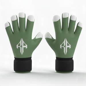 Gants de gardien de but unisexes de haute qualité, matière PU, lacets respirants, couleur personnalisée, logo, protection des doigts et du pouce, RIVIAN - Product Image 2