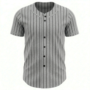 Camiseta de Béisbol Transpirable de Alta Calidad con Diseño Sólido - Product Image 5