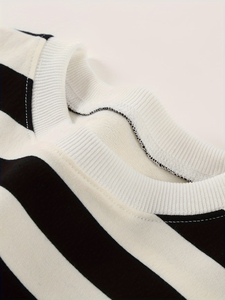 Vestido de Sudadera de Manga Larga para Niñas, Otoño/Invierno, con Estampado Floral, Cuello Cuadrado, Volantes, Largo hasta la Rodilla, Estilo Casual y Lindo - Product Image 4