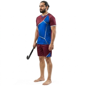 Vêtements de hockey haut de gamme, légers, respirants, anti-humidité, personnalisés, séchage rapide, vêtements d'équipe premium. - Product Image 3