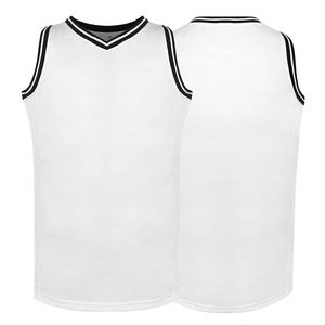 Camiseta de Baloncesto Personalizada para Hombre, sin Mangas, Cuello Redondo, Blanca, Transpirable, con Estampado por Transferencia de Calor, Ropa Deportiva de Poliéster para Adultos - Product Image 1