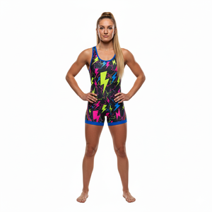 Unisex <b>Weightlifting</b> Wrestling <b>Singlet</b> Customize 100% Polyester Printed Durable Stretch Sportswear Uniform OEM Service - Product Image 1