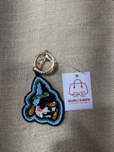 Colgante de Bolso de Alta Calidad Hecho a Mano, Estilo Bohemio Cristiano, con Perlas de Imitación y Cuentas de Vidrio Lampwork en Forma de Paz, con Cuentas de Semillas, para Niños - Product Image 3