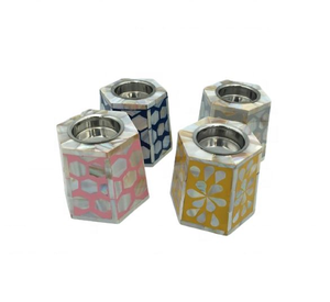 Brûleur d'encens en cristal de haute qualité, nouvelle arrivée, dernier design, incrustation d'os, porte-bougie Bakhoor, décoration d'intérieur - Product Image 1