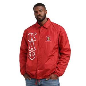 Veste Kappa Alpha Psi Line Crossing Rouge – Tenue de Fraternité Grecque avec Design Audacieux, Confort Premium et Coupe Élégante - Product Image 1