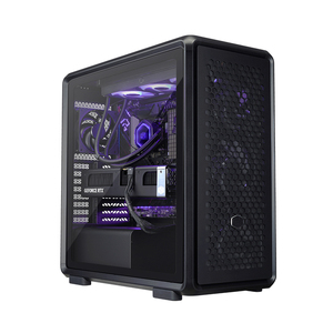 Gabinete Cooler Master MasterFrame MF600 ATX Mid-Tower, Vidrio Templado, Marco de Aluminio, 3 Ventiladores ARGB de 140mm + 1 Ventilador de 120mm Preinstalados - Product Image 1