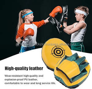 Mini PU Guantes de boxeo Kickboxing MMA Muay Thai Hand Strike Punching Focus Target para uso físico - Product Image 3