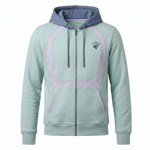 Premium Men Zipper Hoodies With Adjustable Drawstring <b>Hood</b> Front <b>Zip</b> Closure Comfortable Fleece Lining Casual Everyday - Product Image 1