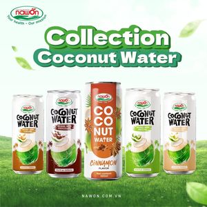 น้ำมะพร้าวมัทฉะรสชาติอร่อย 320 มล. บรรจุกระป๋อง รับผลิตแบบ OEM แบรนด์ส่วนตัว เครื่องดื่มอ่อนโยน ผู้ผลิตนาวอน เวียดนาม น้ำมะพร้าวธรรมชาติ - Product Image 4